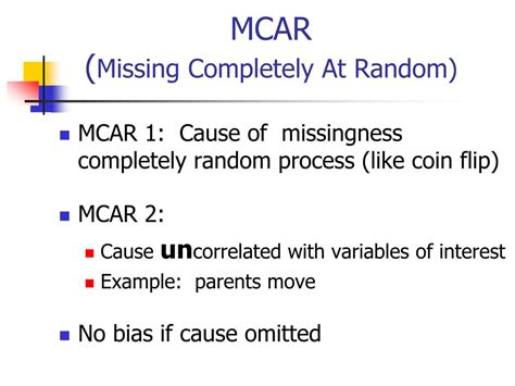 na.test : Missing Completely at Random (MCAR) Test